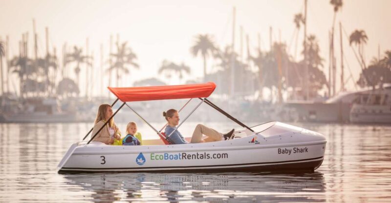 San Diego: San Diego Bay Dog-Friendly Eco Pedal Boat Rentals - Discovering San Diego Bay on a Pedal Boat