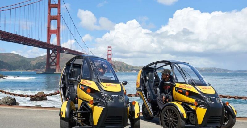 San Francisco: Electric GoCar Tour over Golden Gate Bridge - An Up-Close Look at the Electric GoCar Tour
