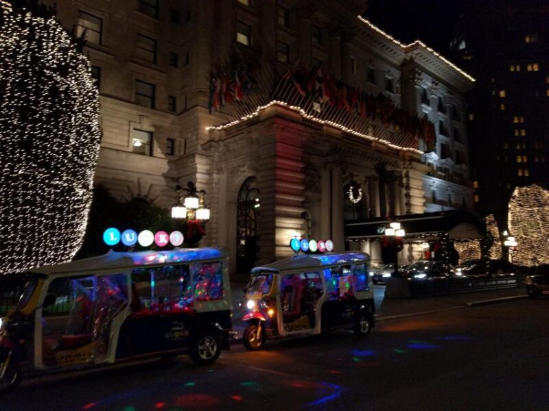 San Francisco: Holiday Lights and Sights Tour on a Tuk-Tuk - Detailed Breakdown of the Tour Itinerary