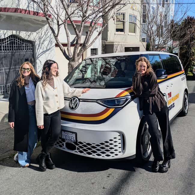 San Francisco Private City Tour in New EV Volkswagen Van - FAQ