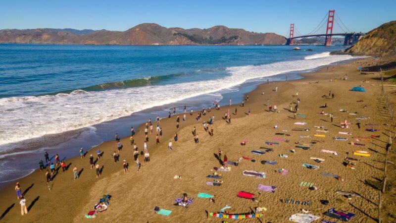 San Francisco: Silent Disco Yoga at Baker Beach - The Practicalities