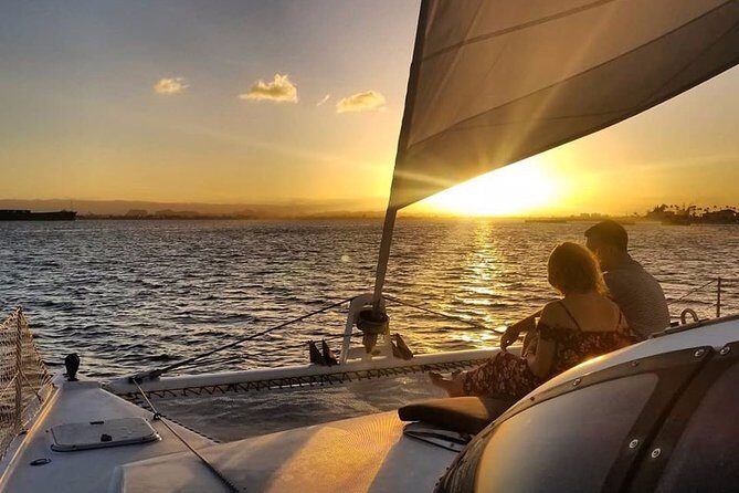 San Juan Catamaran Sunset Sail with Drinks Included - Key Points