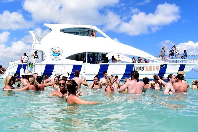 Sand-Bar Punta Cana Party Boat unlimited drinks, snorkeling Vibes - The Sum Up