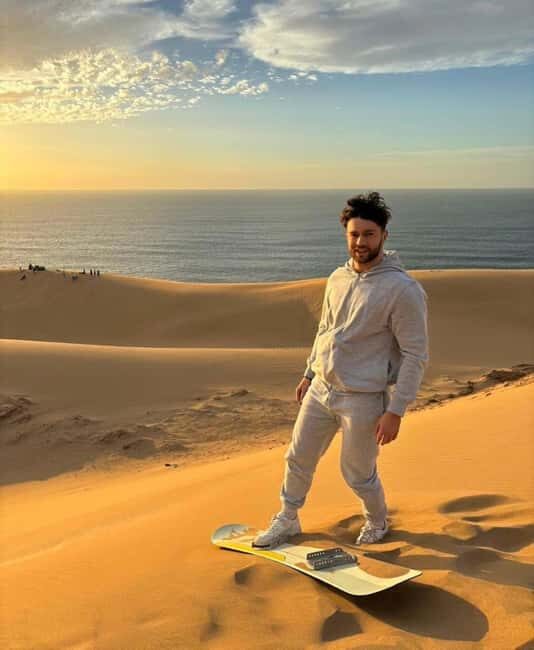 Sandboard, quad bike, camel ride & BBQ dinner in Timlaline - An Adventure in the Timlaline Dunes
