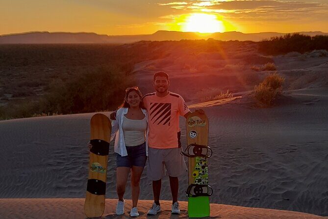 Sandboarding in the Mogote Dunes in Mexico