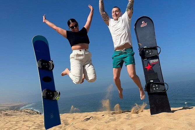 Sandboarding with Panoramic Views of the ocean and Agadir Desert - Key Points