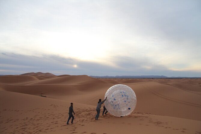 Sanding Ball in Merzouga: Experience the sand dunes on a zorbing activity - An In-Depth Look at the Merzouga Zorbing Experience