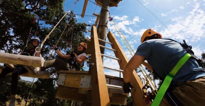 Santa Barbara: High Ropes Adventure Course - An Overview of the Santa Barbara High Ropes Adventure Course