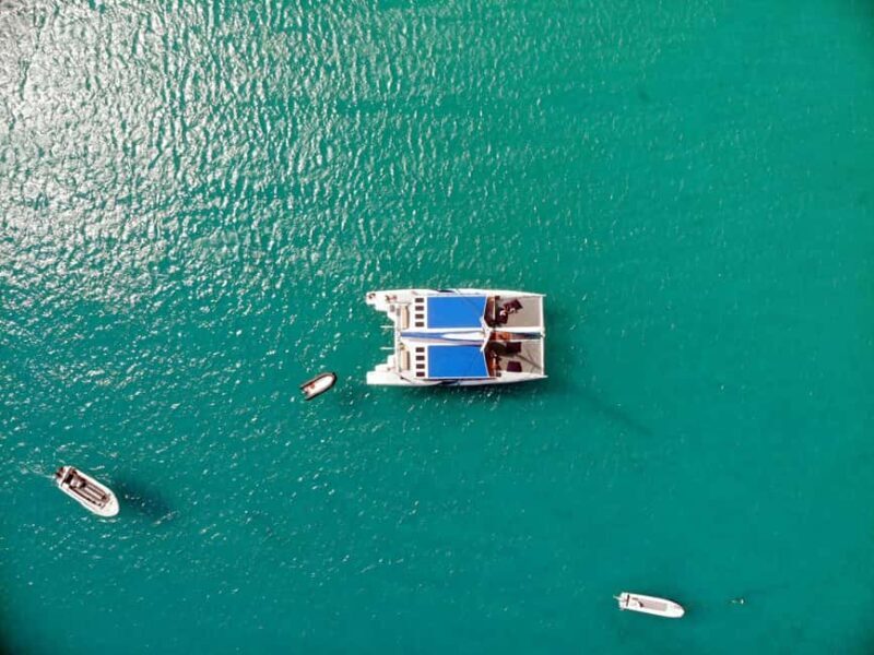 Santa Maria: Sal Island All-inclusive Adults-only Catamaran - A Relaxing Day on the Water with Stunning Coastline Views