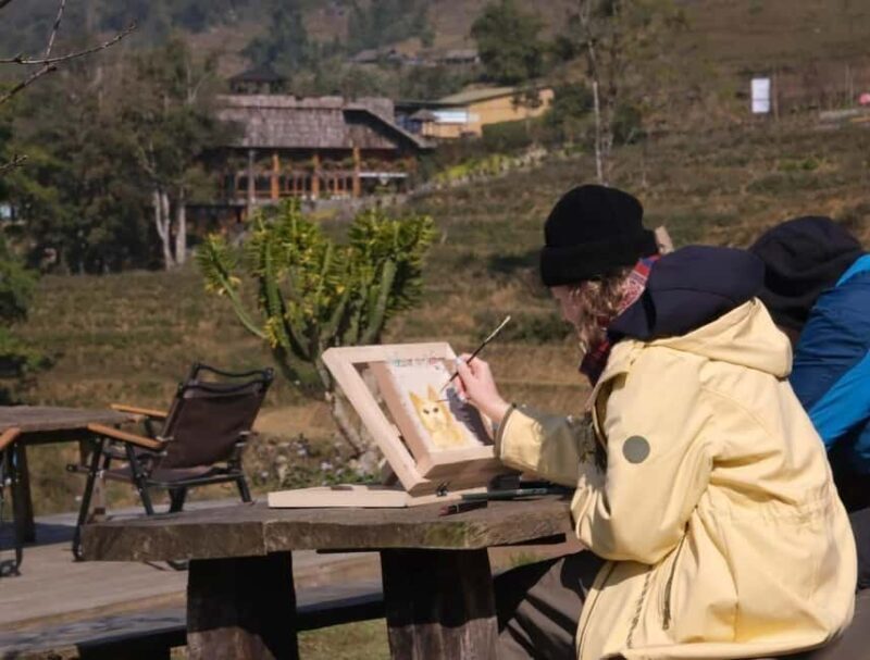 Sapa: Rice Fields Art Workshop  Colors of the Mountains - Discovering Sapa’s Artistic Soul
