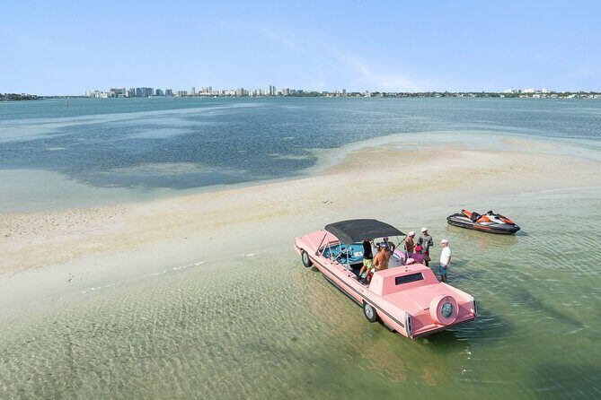 Sarasota Pink Cadillac Boat Cruise BYOB Adventure - A Fun and Different Way to See Sarasota Bay