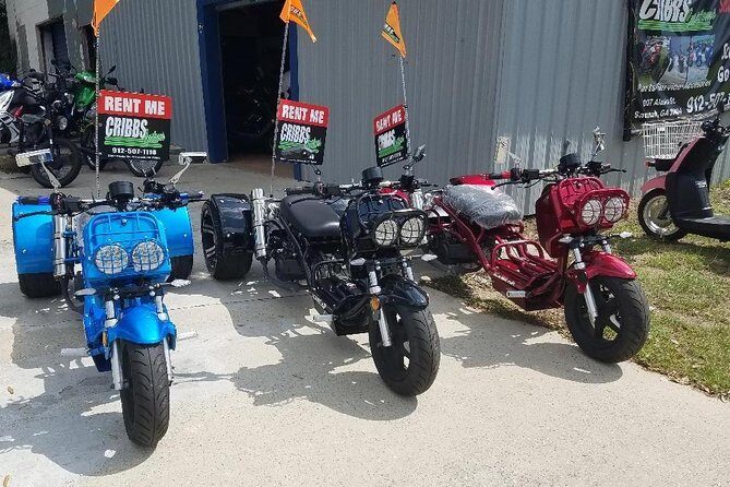 Savannah Scooter and Trike Rental with Helmet - What’s Included and How It Works