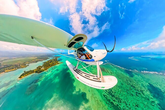 Seaplane Tours over the turquoise lagoon of the East of Mauritius - The Sum Up