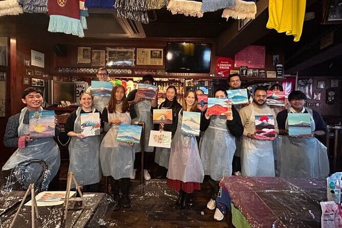 Seasonal Japanese Culture Osaka Paint and Wine Experience - Key Points