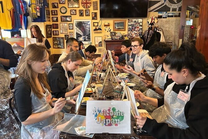 Seasonal Japanese Culture Osaka Paint and Wine Experience - Authenticity and Atmosphere
