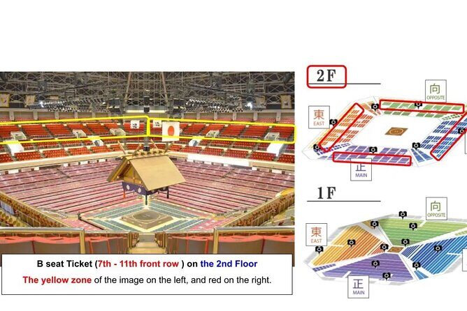 Seat B Ticket Tokyo Sumo Wrestling Tournament in Ryogoku - An Introduction to the Sumo Tour Experience