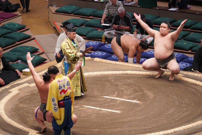 Seat B Ticket Tokyo Sumo Wrestling Tournament in Ryogoku - Timing and Practical Details