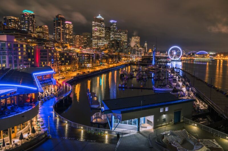Seattle: Scenic Night Tour with Space Needle & Skywheel - The Iconic Space Needle