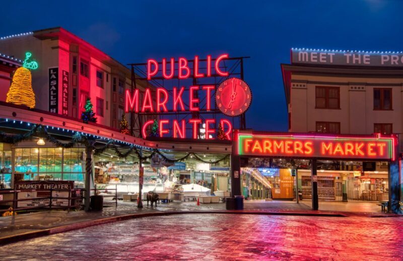 Seattle: Scenic Night Tour with Space Needle & Skywheel - The Scenic City Drive