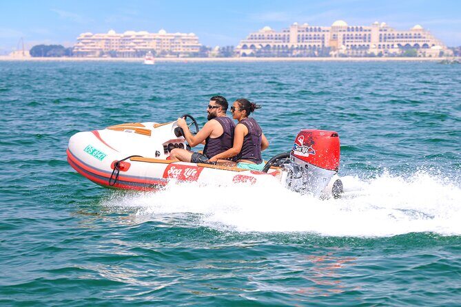 Self Drive boat tour Dubai : JBR, Atlantis and Burj Al Arab - Key Points