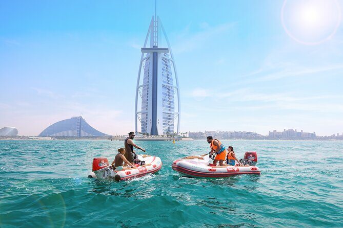 Self Drive boat tour Dubai : JBR, Atlantis and Burj Al Arab - An Overview of the Experience