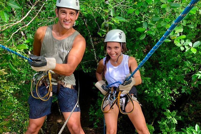 Selva Maya Eco Adventure Park: Ziplining, Hanging Bridges, Rappelling and Cenote - Climbing, Rappelling, and Cenote Exploration