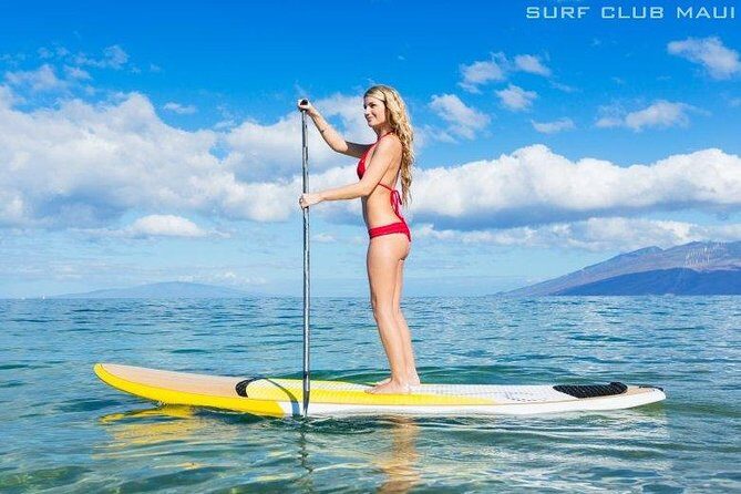Semi Private Stand Up Paddle Boarding (SUP) Class at Kalama Beach in Kihei - The Equipment and Location