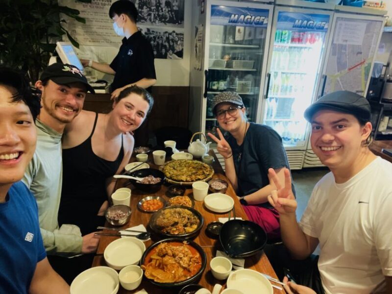 Seoul: Guided City Wall Sunset Hike with Korean Dinner - The Hilltop Café: A Perfect Sunset Moment