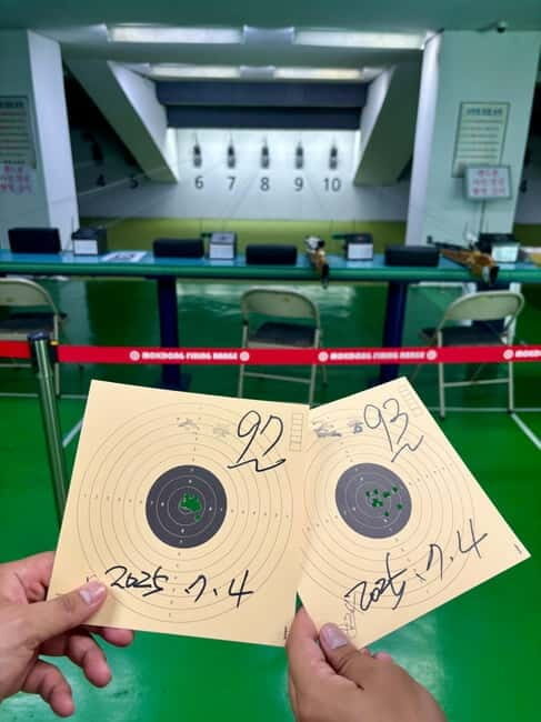 Seoul: Olympic-Style Shooting & Korean Food Experience - The Real Thrill: Live Handgun Shooting
