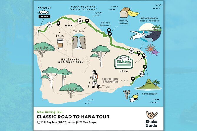 Shaka Guide Maui "Classic" Road to Hana Audio Driving Tour - The Itinerary in Detail