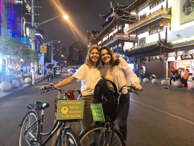 Shanghai: 4-Hour Nightlife Adventure & Tasting Bike Tour - Key Points
