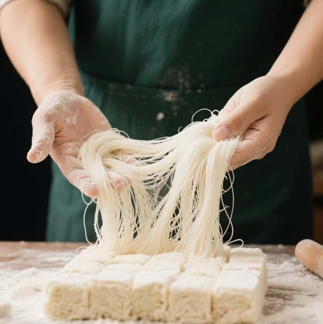 Shanghai: Dragon Beard Candy Making with a Chef - The Learning Curve and Cultural Significance