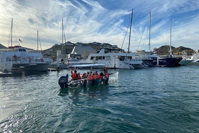 Shared Experience Glass Bottom Boat to the Arch in Cabo San Lucas - An Authentic Water Adventure in Cabo