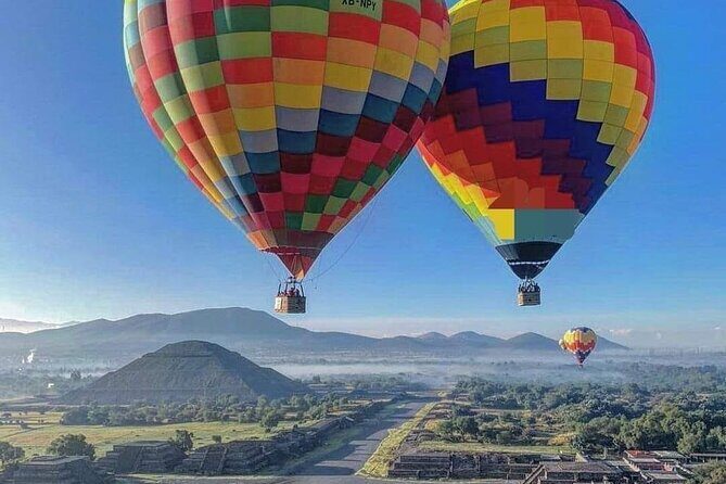 Shared Teotihuacan Balloon Ride with visit to the Basilica - Key Points