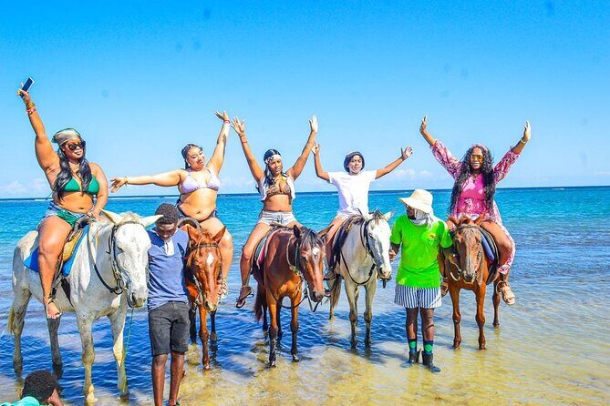 Shared Tour in Ocho Rios with Horseback Riding and Swimming - Riding on the Beach and Into the Ocean