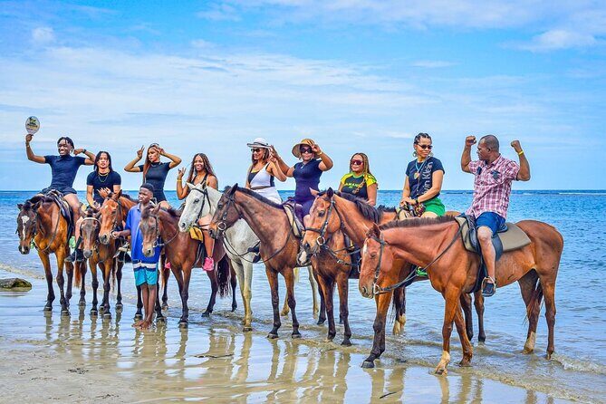 Shared Tour in Ocho Rios with Horseback Riding and Swimming - Swimming with Horses