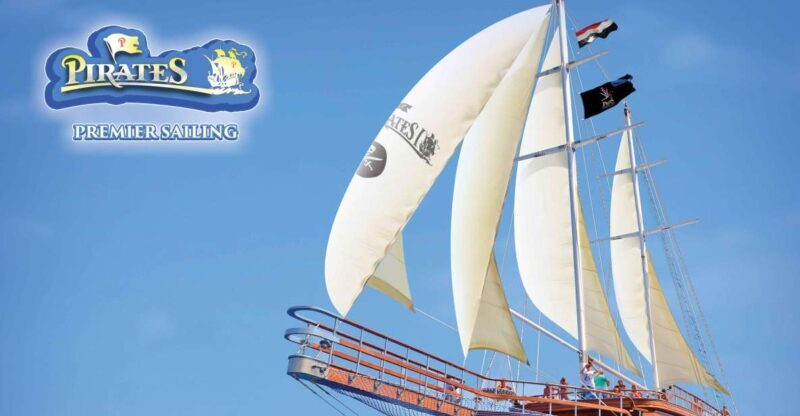 Sharm: Pirates Sailing Boat cruise with transfers & lunch - Key Points