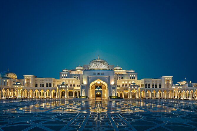 Sheikh Zayed Mosque And Qasr Al Watan Visit From Dubai - Key Points