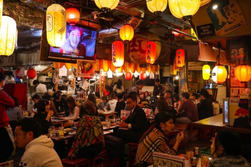 Shibuya Bar Hopping Tour (All-You-Can-Drink + Full Dinner) - In The Sum Up