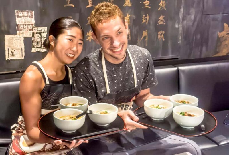 Shibuya : Ramen Dojo Tokyo| Make All 3 (Tonkotsu/Shoyu/Miso) - Practical Tips for Participants
