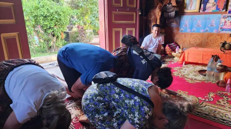 Siem Reap Cambodian Buddhist Water Blessing and Local Market - Key Points