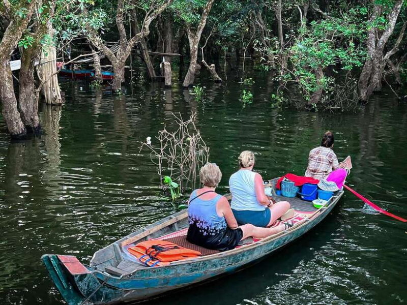 Siem Reap Floating Village Kampong Phluk Sunset with Boat - Authenticity, Food, and Local Interaction