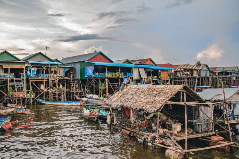 Siem Reap: Floating Village Sunset Boat Guided Vespa Tour - Practical Details and What to Expect