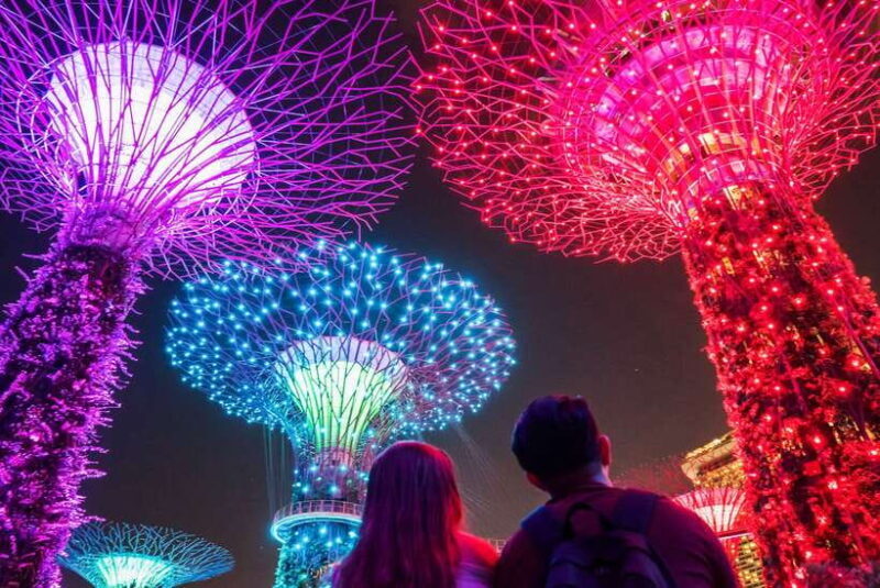 Singapore: Big Bus Night Tour by Open-Top Bus & Live Guide - Detailed Breakdown of Stops