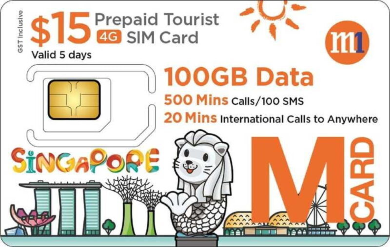 Singapore: M1 Tourist SIM Simcard - A Practical Solution for Singapore Visitors