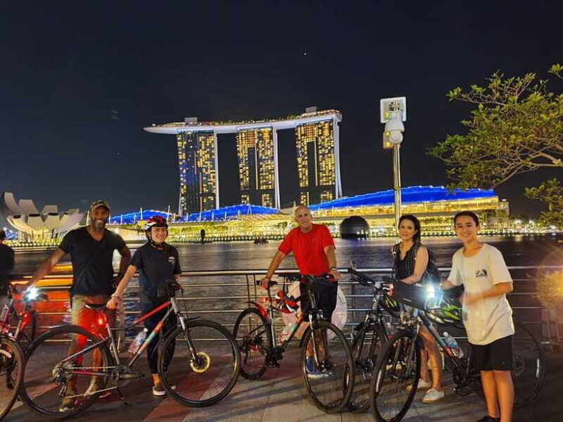Singapore: Marina Bay Night Tour by Bicycle - Authentic Experiences and Unforgettable Sights