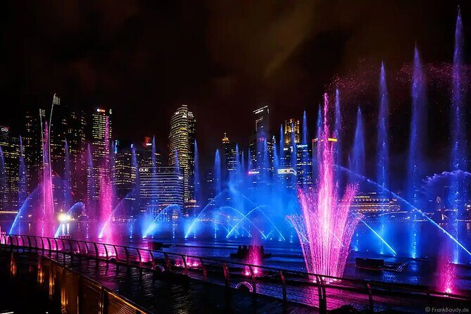 Singapore River Cruise, Night Garden Rhapsody, Spectra Light Tour - The Garden Rhapsody Light Show: A Visual Feast