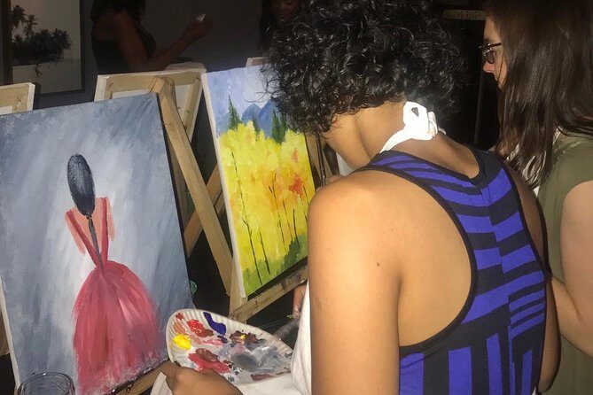 Sip and Paint . NG at The Metaphor in Lagos - Group Size and Atmosphere