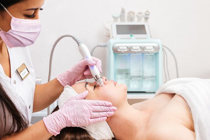 Skin Glo Package w/microderm/LED- For 2 with Appetizers and Wine - Who Will Love This Experience?