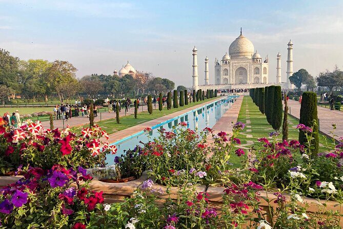 Skip The Line Sunrise Taj Mahal full day Guided Tour by car - Key Points